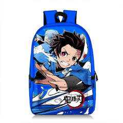 Anime Demon Slayer Print Backpack for Students Teens Men Women