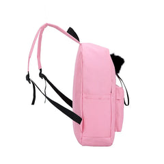 Printed Leaves College Backpack for Students