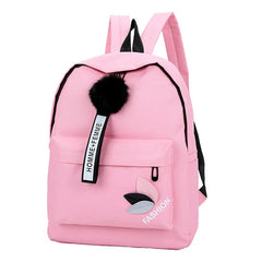 Printed Leaves College Backpack for Students