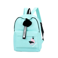 Printed Leaves College Backpack for Students