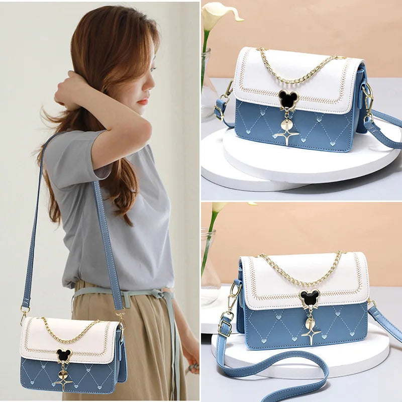 Chain Small Square Bag Women's Shoulder Diagonal Student
