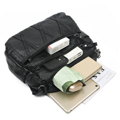Women Leather Shoulder Bags High Casual Tote Bags Large Capacity Handbags
