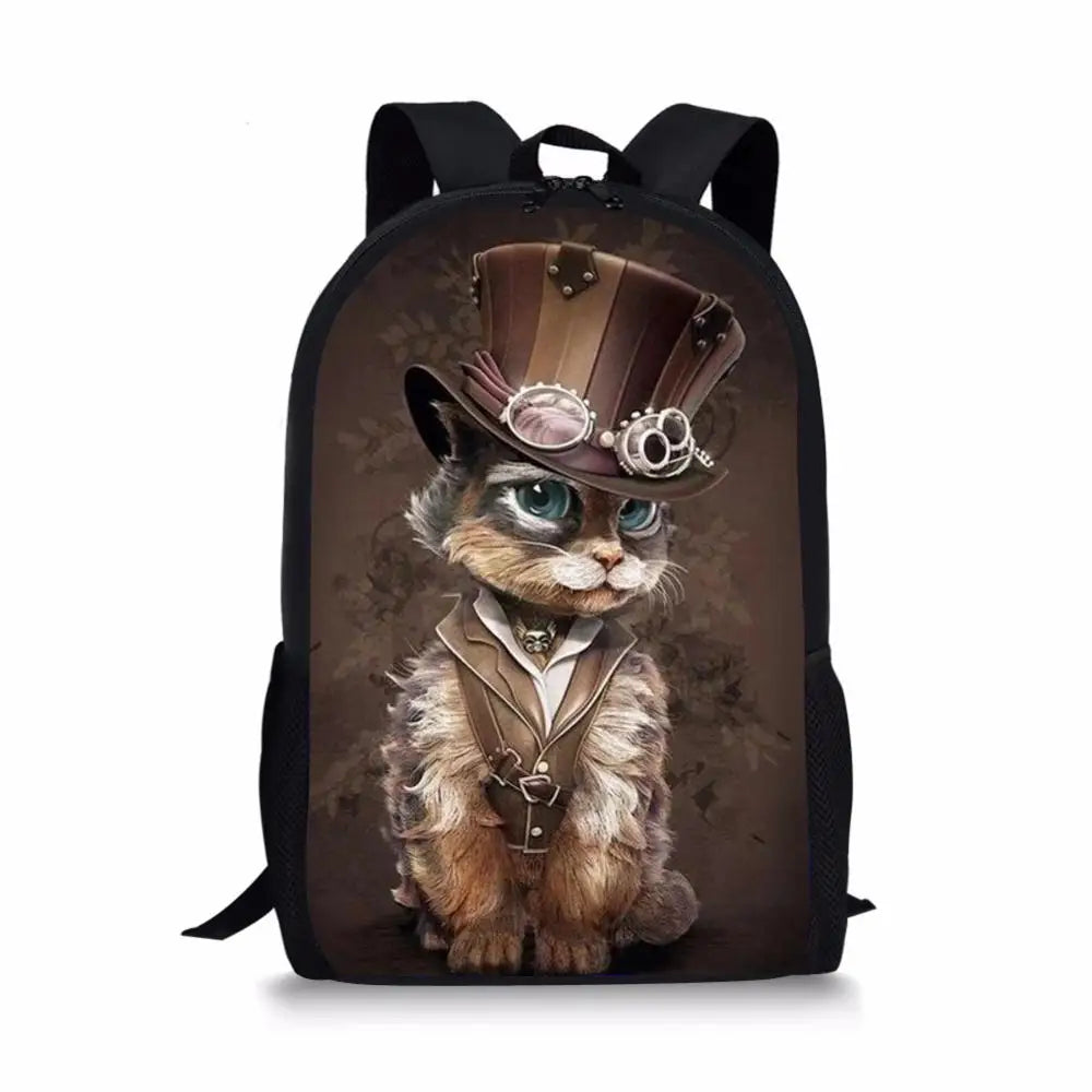 Animal Print Backpacks for Kids Boys Girls