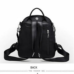 Women Backpack Oxford School Backpack Lady Rucksack Shoulder Bag Tote