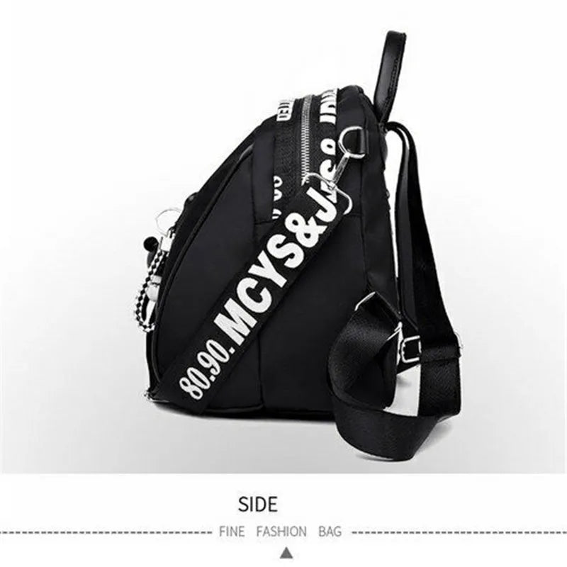 Women Backpack Oxford School Backpack Lady Rucksack Shoulder Bag Tote