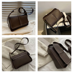 Square Crossbody Bag Flap Shoulder Handbag