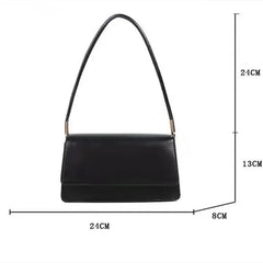 French Stick Handbag Pu Leisure Armpit Bag Solid Handbag2021
