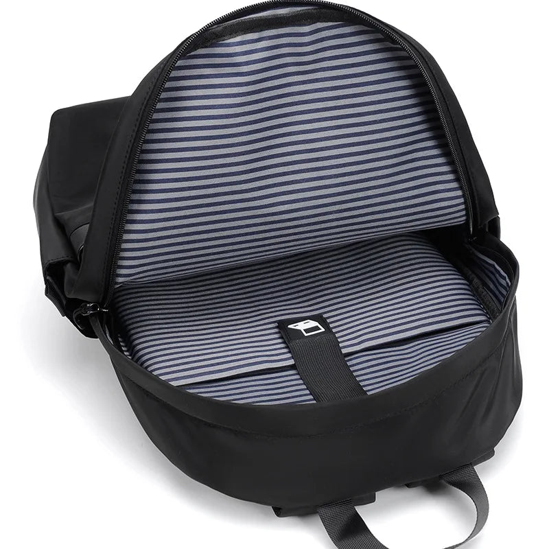 Men's Nylon Business Backpack Large Capacity Travel Backpack