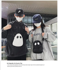 Funny Devil Ghost Crossbody Bag Unisex