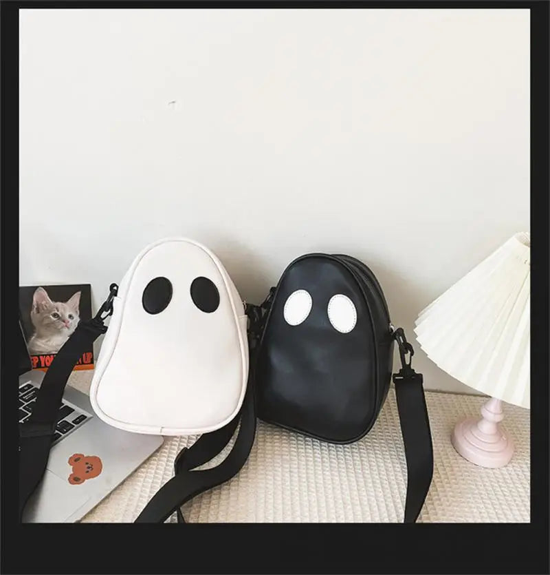 Funny Devil Ghost Crossbody Bag Unisex