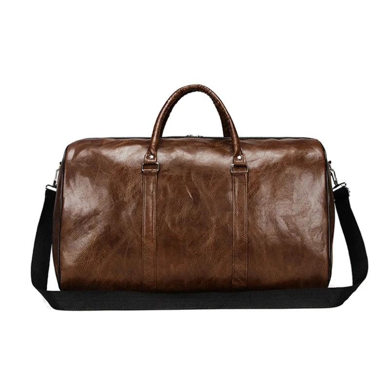 Retro Waterproof Sports Bag Weekend Duffel Bag