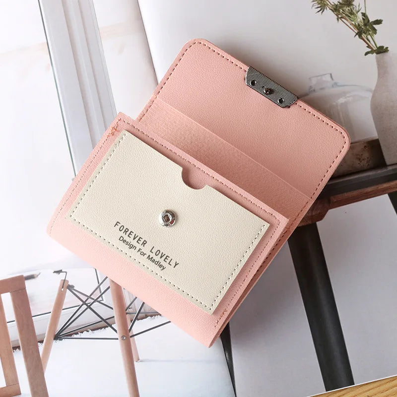 Small Foldable Mini Wallets for Women Purses