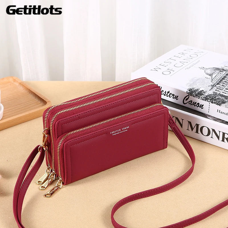 Stylish Women Shoulder Bag Large Capacity Square Messenger Bag