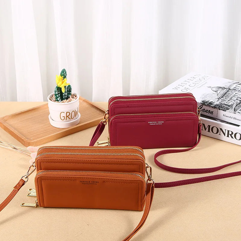 Stylish Women Shoulder Bag Large Capacity Square Messenger Bag