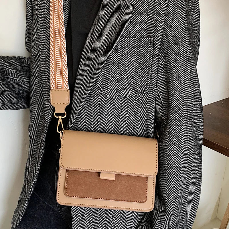 Suede Leather Women Crossbody Bags Ladies Messenger Shoulder bags