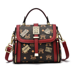 Portable Retro High-capacity Handbag for Women