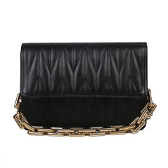 Summer Casual Chain Crossbody Bag Women Shoulder Handbag PU Leather Messenger