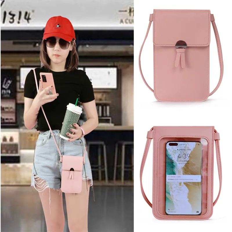 Summer Women Outdoor Crossbody Bag Heart Shaped Wallet