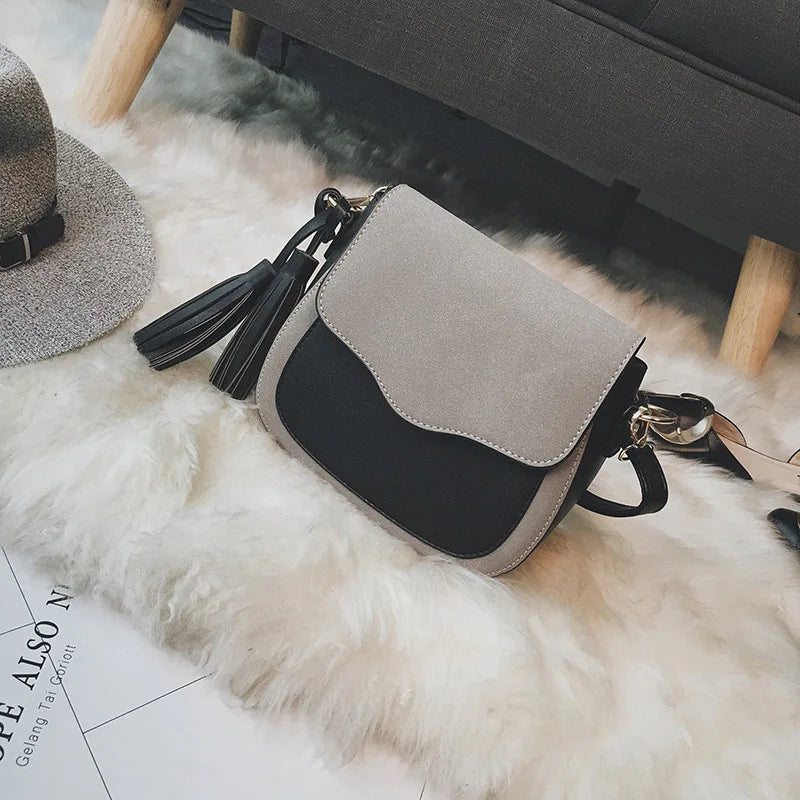 Tassel Women's Shoulder Bag Ladies Crossbody Bag Retro Messenger Bag