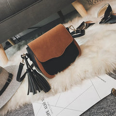 Tassel Women's Shoulder Bag Ladies Crossbody Bag Retro Messenger Bag