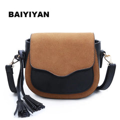 Tassel Women's Shoulder Bag Ladies Crossbody Bag Retro Messenger Bag