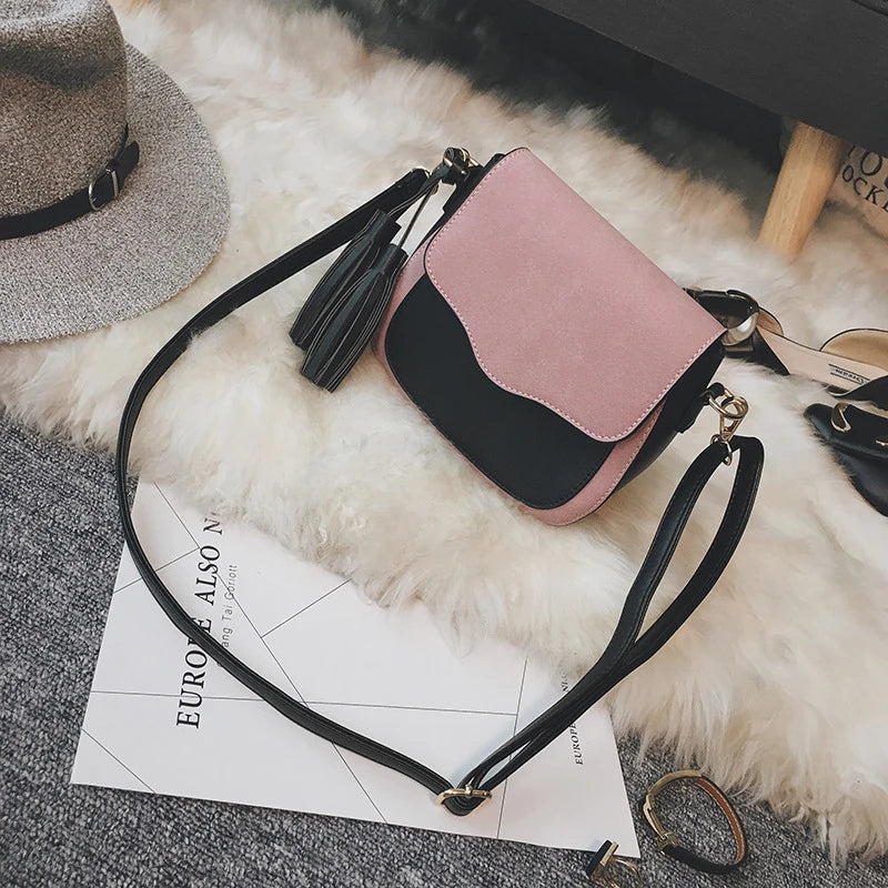 Tassel Women's Shoulder Bag Ladies Crossbody Bag Retro Messenger Bag