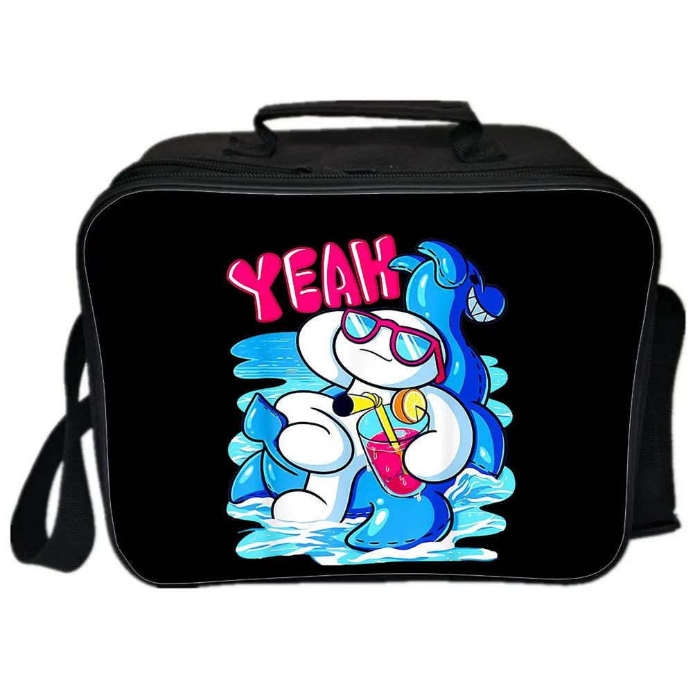 TheOdd1sOut Lunch Bag Student Cartoon Comic Lunch Box