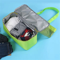 Thermal Insulation Bag Handheld Lunch Bag Shoulder Cooler Picnic Beach Tote