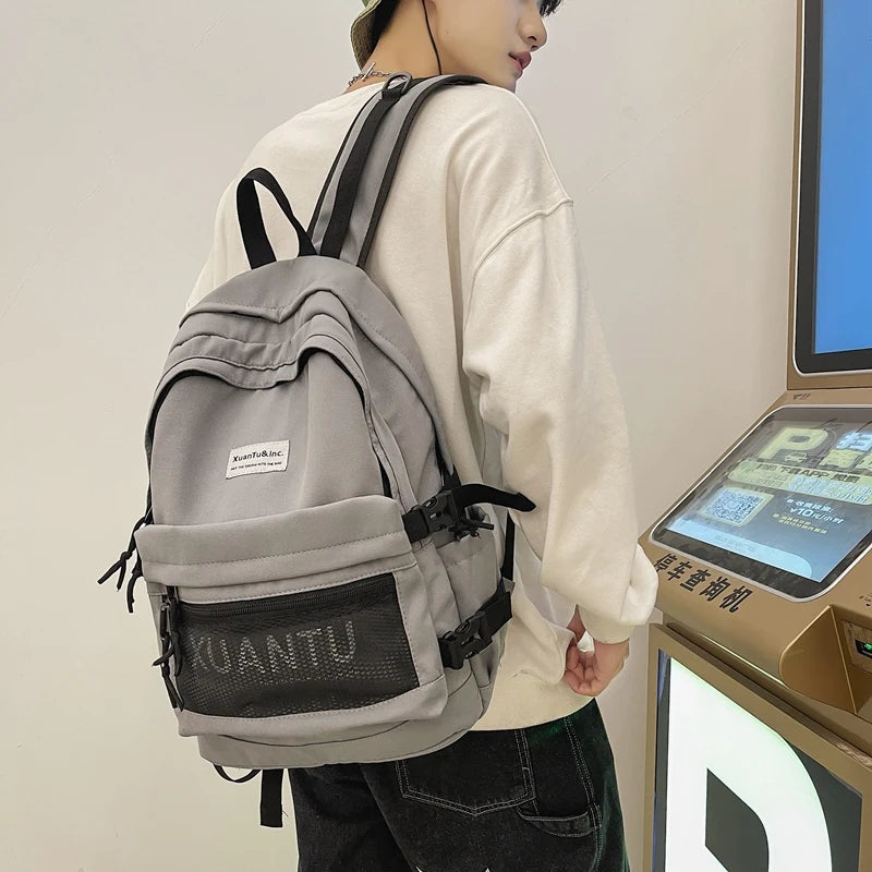 Teenage Girl Boy Student Backpack Waterproof Women Schoolbag Large Capicity