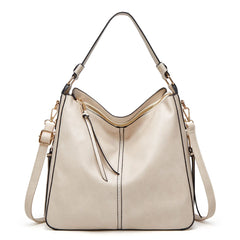Soft Shoulder Bag Women's Handbag Solid Crossbody Purse Light