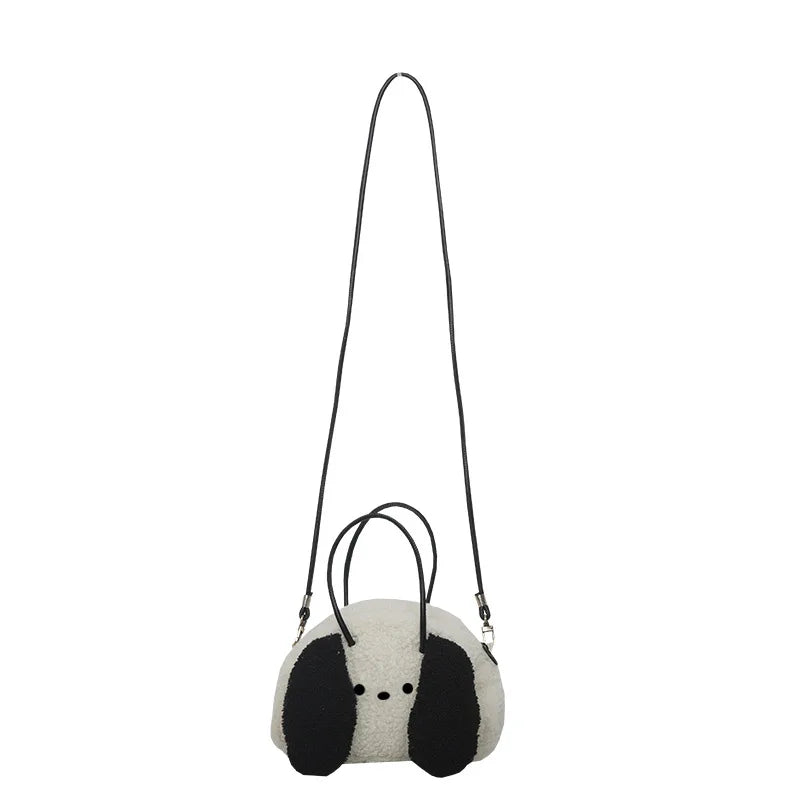 Fluffy Bucket Handbag Crossbody Women's Messenger Tote Bag