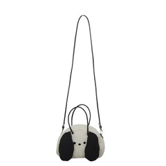 Fluffy Bucket Handbag Crossbody Women's Messenger Tote Bag