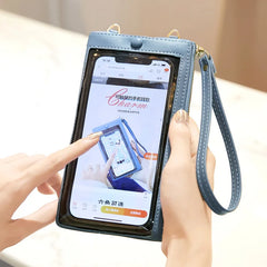 Touch Screen Mobile Phone Female Bag Large Capacity Pure Messenger Women Wallet
