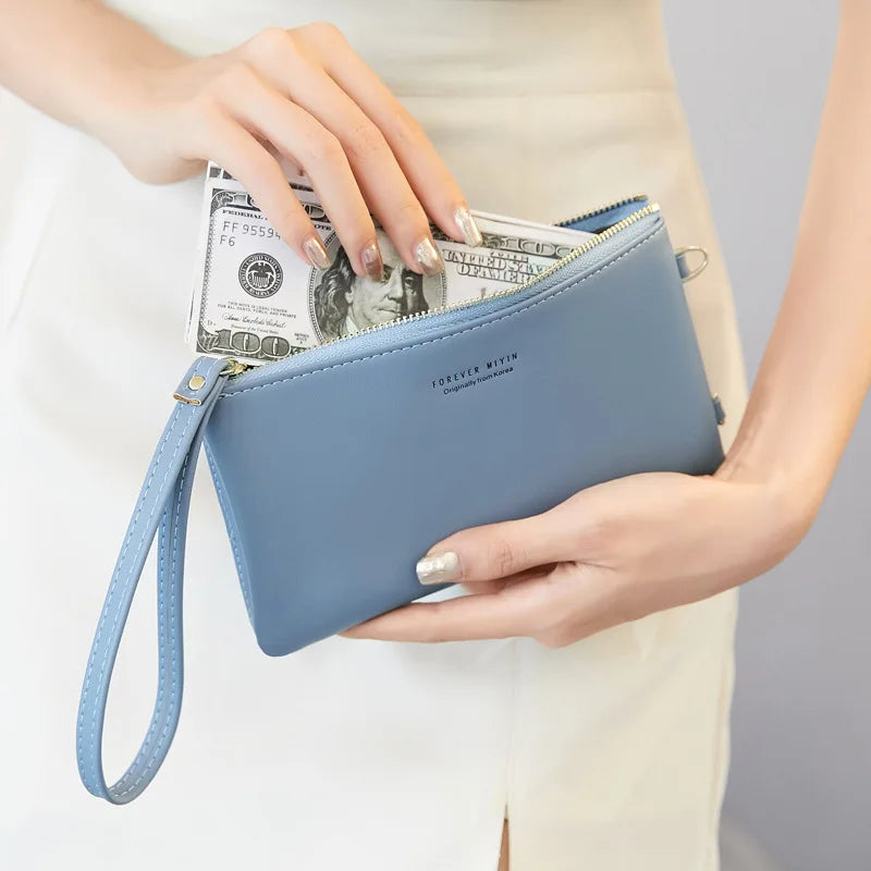 Touch Screen Mobile Phone Female Bag Large Capacity Pure Messenger Women Wallet