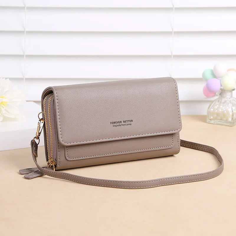 Touch Screen Mobile Phone Women Shoulder Bag Large Capacity Crossbody Purse