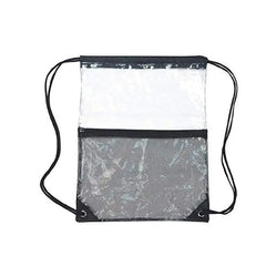 Clear Drawstring Backpack Gym Bag Sport Pack