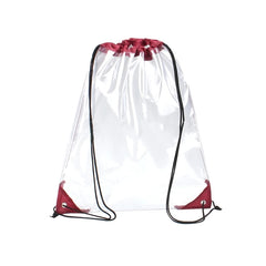 Clear Drawstring Backpack Gym Bag Sport Pack