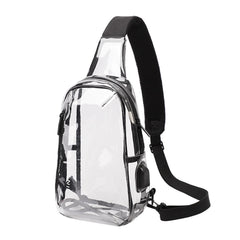 Waterproof PVC Sling Bag Unisex Outdoor Beach Shoulder Bags
