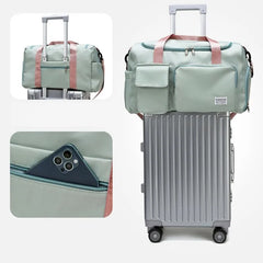 Waterproof Duffle Bag Fitness Yoga Gym Bag Weekend Bag for Women