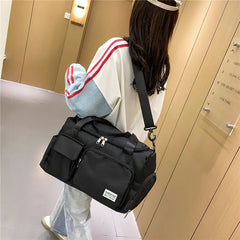 Waterproof Duffle Bag Fitness Yoga Gym Bag Weekend Bag for Women