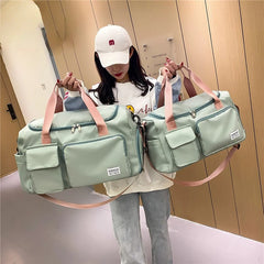 Waterproof Sports Bag Fitness Gym Bag Weekend Bag For Women