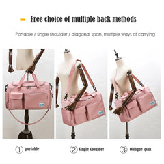 Waterproof Duffle Bag Gym Yoga Weekend Bag for Women