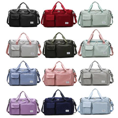 Waterproof Duffle Bag Fitness Yoga Gym Bag Weekend Bag for Women