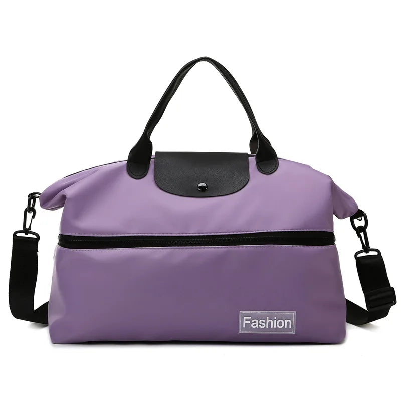 Large Capacity Waterproof Travel Bag with Dry/Wet Separation