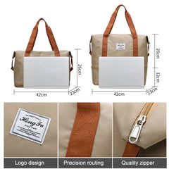 Large Capacity Duffle Bag Multifunctional Weekend Travel Bag