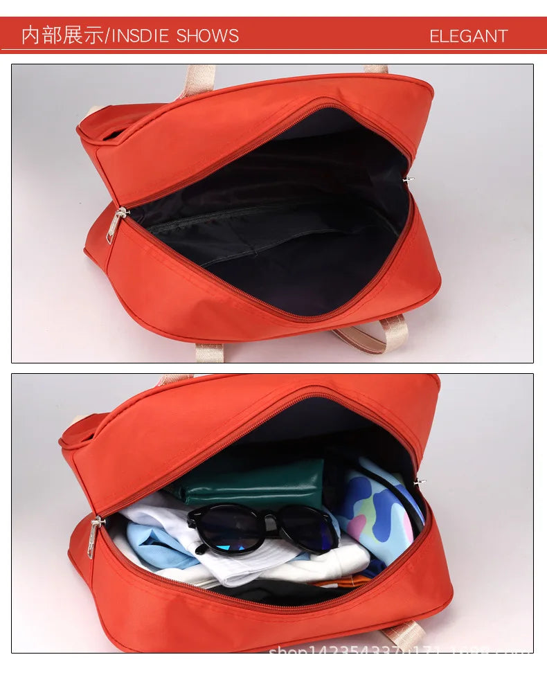 Large Capacity Portable Fitness Bag Women's Sports Storage Bag