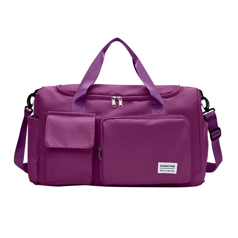 Waterproof Nylon Sports Gym Bag Women's Crossbody Bags