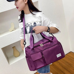 Waterproof Nylon Sports Gym Bag Women's Crossbody Bags