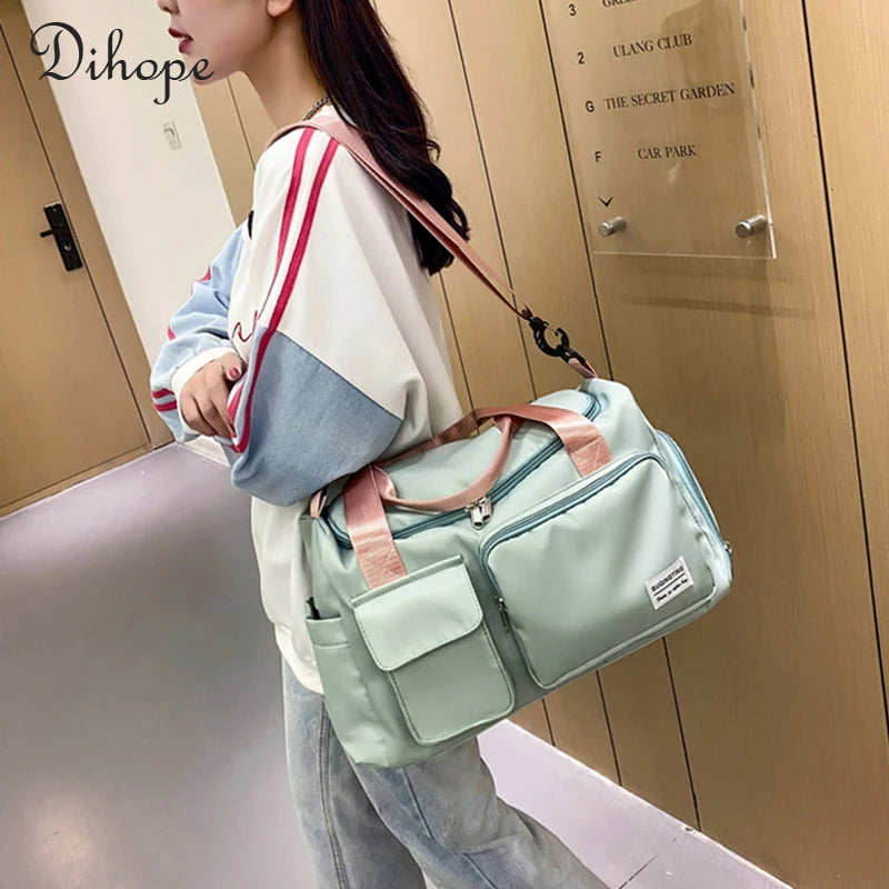 Large Capacity Waterproof Nylon Women's Shoulder Bag