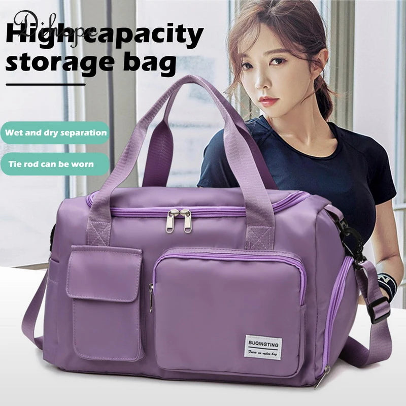 Large Capacity Waterproof Nylon Women's Shoulder Bag